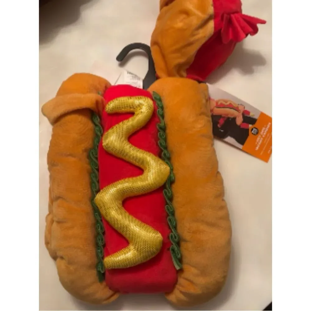 Infant 0-6m Hot Dog Baby Costume Carrier with hat